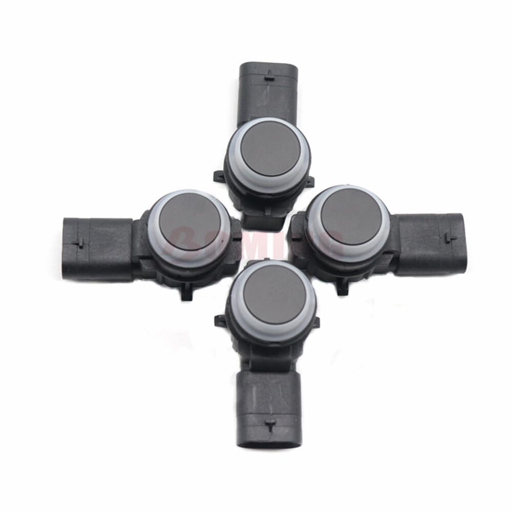 ya 2 8.15 4pcs Fit for Tesla Model S Front Parking Sensor Assist PDC 1048474-01-A Black