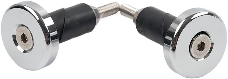 ya 6 8.14 Motorcycle 7/8'' 1'' Handlebar Grips Handle Bar End Cap Silder Plug 7/8'' 1''