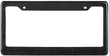 ya 9 10.24 Car License Plate Frame Cover Cap Bonnet Rear Boot Custom Text Black for Me