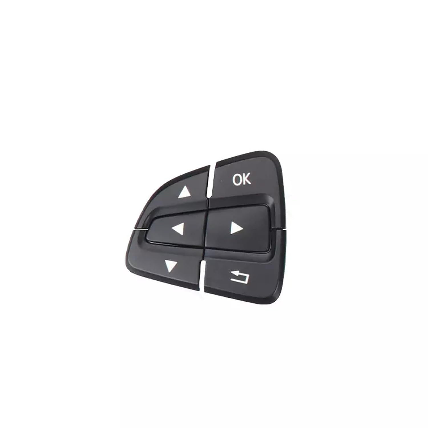 ya 4 8.8 Pair of L&R Steering Wheel Switch Button Covers Black for Mercedes W292 W176 W166. 