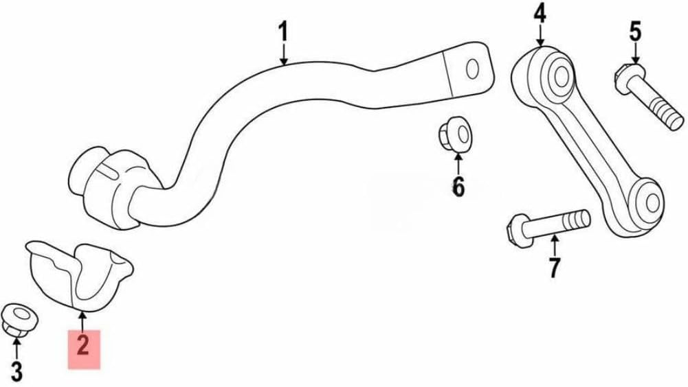 ya 5 8.10 80A411336 Stabilisatorklemme for Audi Q5 FY
