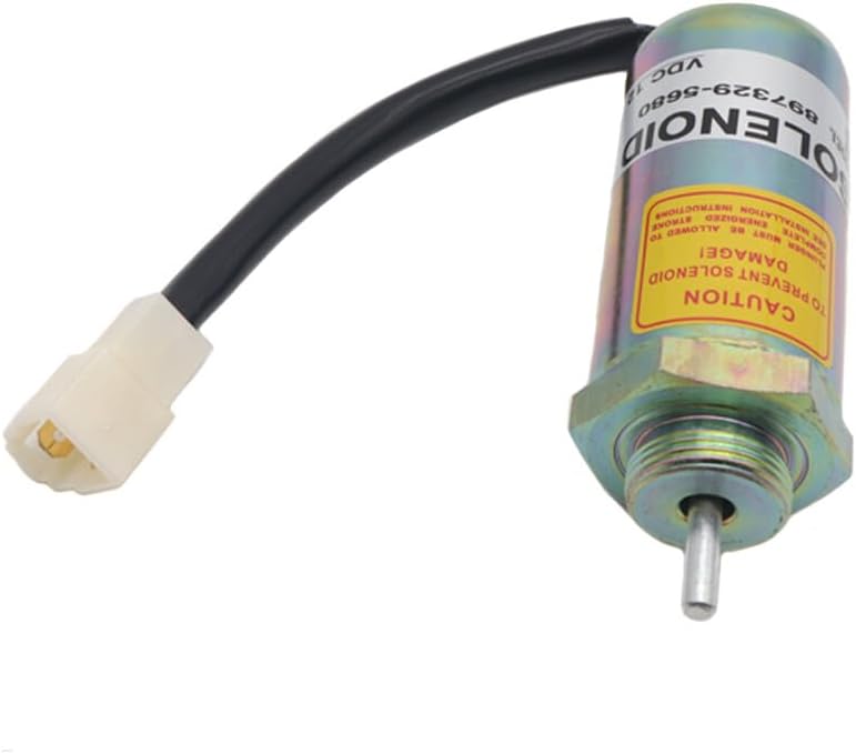 ya 10 9.16 baidi 897329-5680 for Isuzu Engine 3LD1 3LD2 4LE1 3LB1 WR 12V Fuel Shutoff Solenoid Valve -