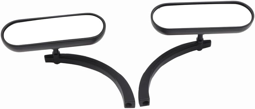 ya 2 8.15 Motorcycle for Mini Oval Rearview Side Mirror for Harley Dyna Softail Deluxe Custom