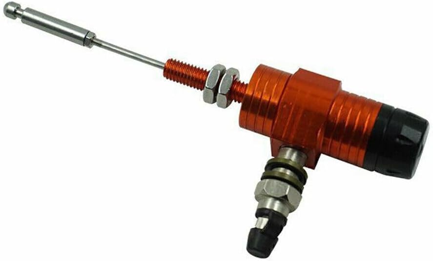 ya 10 9.16 zhengce M10x1.25MM Hydraulic Clutch Master Cylinder Rod Brake Pump Universal Orange