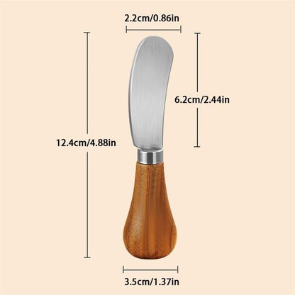 ya 14 9.20 baidi for Mini Butter Knife Cheese Spreader Knive Creative Standing Butter Jam Salad Kn-wq-1