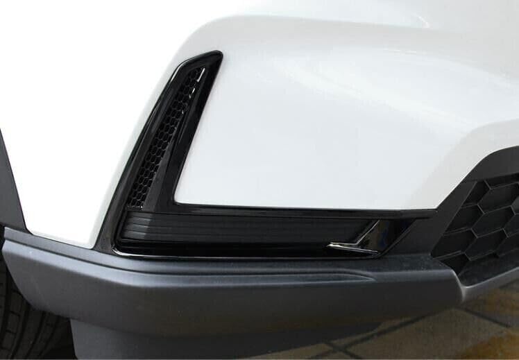 ya 4 8.14 Black front fog lamp eyebrow cover trim ABS for Honda CR-V CRV 2023-2024