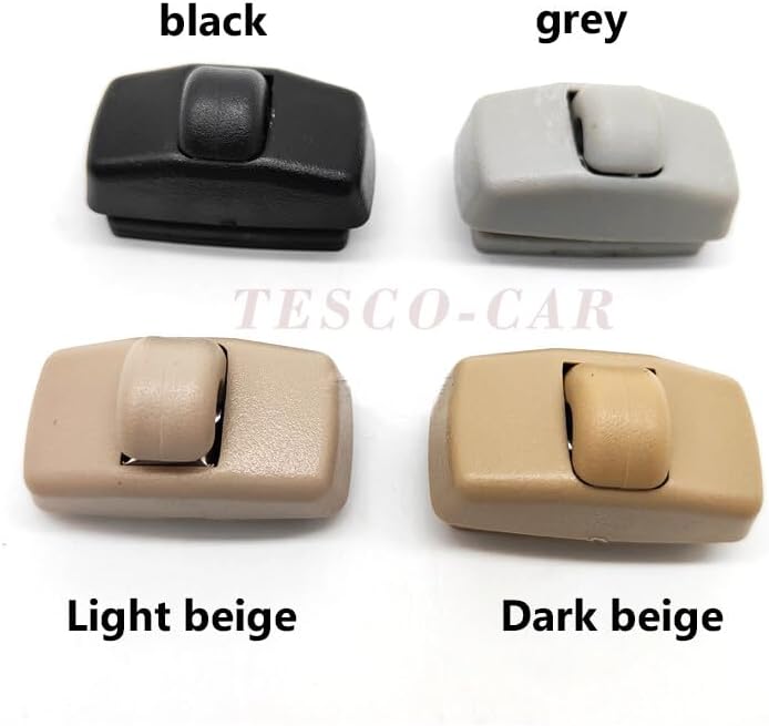 ya 11 9.14 baidi1*Interior Sun Visor Hooks + Covers Set Soul Black for Audi A2 A3 A5 for A4 2000-