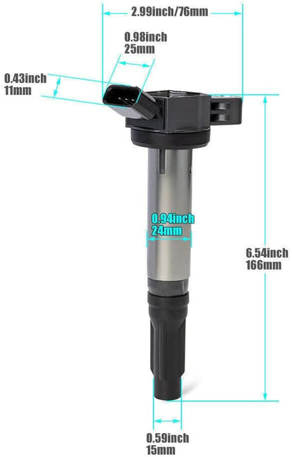 ya 4 8.14 6xIgnition Coil 90919-A2002 90919-A2007 for Lexus Evora for Toyota for Land Cruiser 2013