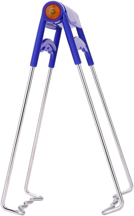 ya 14 9.20 baidi 2 Pcs Anti-scald Dish Tongs Bowl Holder Clips Stainless Steel Plate-1
