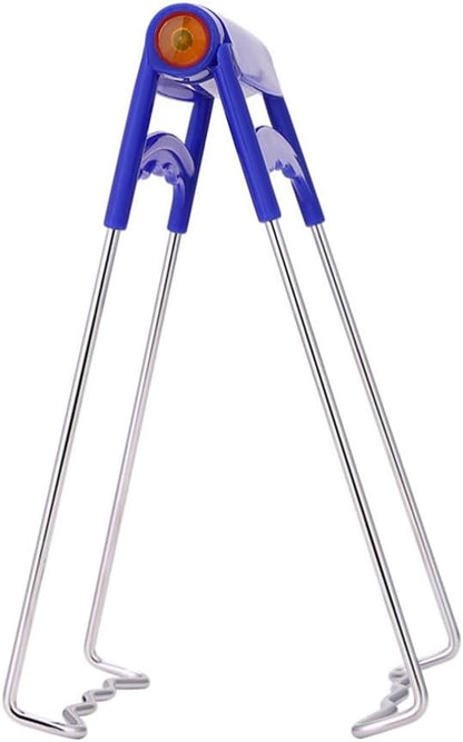 ya 14 9.20 baidi 2 Pcs Anti-scald Dish Tongs Bowl Holder Clips Stainless Steel Plate-1
