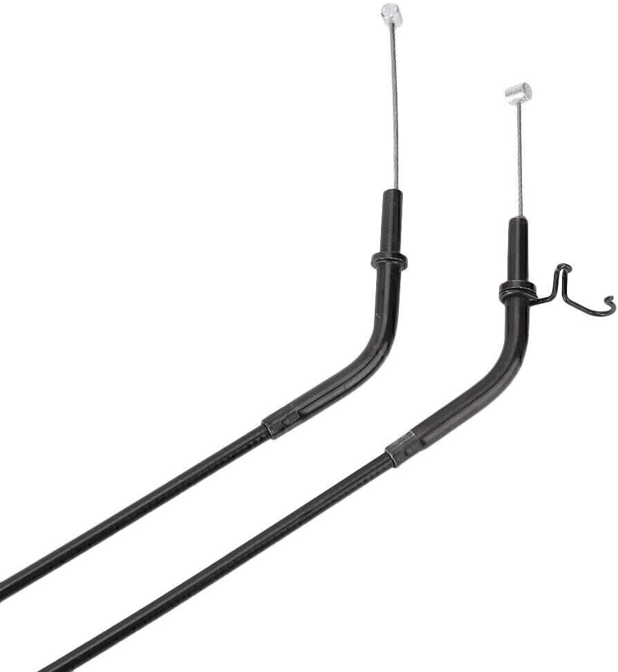 ya 4 8.8.2 Motorcycle Throttle Cable Wire Line Steel for Kawasaki Z1000 2011 2012 13 Black