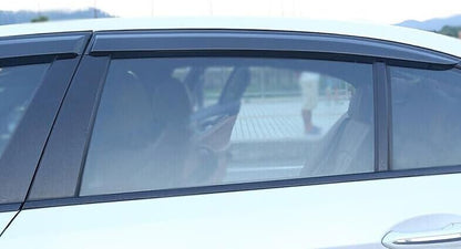 ya 11 9.14 zhengce for BMW 5 Series 2018-23 Black Window Wind Visor Sun Rain Guard Vent Deflec