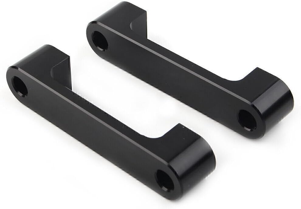ya 4 8.10 Fit for Harley Touring 1996-2013 97 Black Wrap Front Fender Brackets Spacers 30 Inch