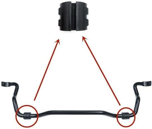 ya 5 8.10 2 stabilizer bar bushings Suitable for Mercedes W203 W221 S63 S350 S400 S550 S600