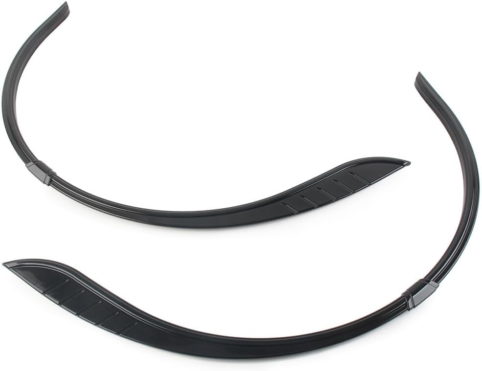 ya 23 10.7 baidi for Harley Tri-Glide Ultra FLHTCUTG Rear Fender Flares Skirts Trim Accent Black