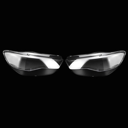 ya 14 9.20 zhengce Pair clear headlight glass lenses scatter discs for Audi A6 C7 2016 2017 20-1
