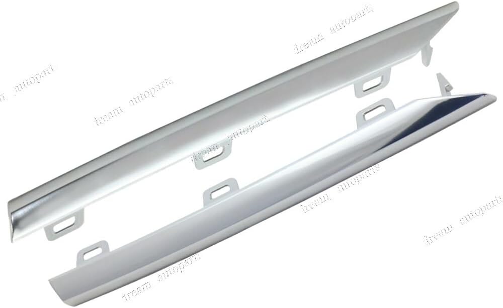 ya 9 10.24 2 Front LH&RH Bumper Fog Lamp Grille Molding Chrome Fits 2013-2014 for Cadillac ATS