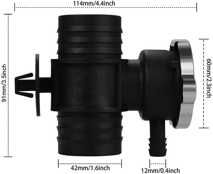 ya 2 8.15 Coolant Filler Neck Radiator Hose Connector & Cap for Chrysler for Dodge for Jeep Jouney