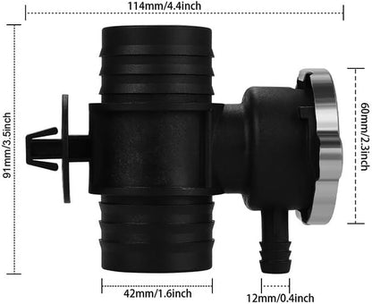 ya 2 8.15 Coolant Filler Neck Radiator Hose Connector & Cap for Chrysler for Dodge for Jeep Jouney