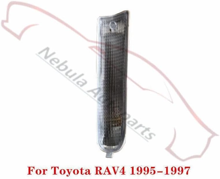 ya 4 8.24 baidi Replacement for Toyota RAV4 1995-97 Right Front Bumper Fog Light Housing White 