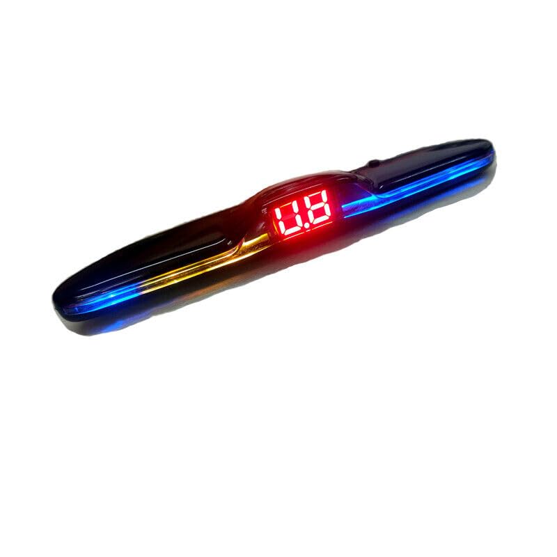 ya 4 8.8 4 Black Parking sensors LED car Backup Reverse Radar System Alarm kit