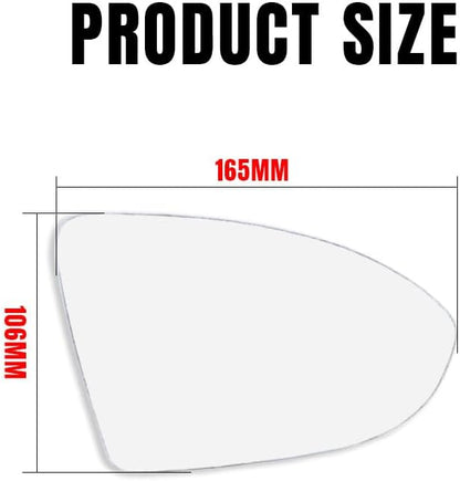 ya 11 9.14 baidiPassenger Right Side Mirror Glass for VW for Golf MK7 GTi GTd TSi TDi R 2013-2018