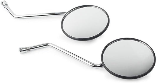 ya 14 9.20 zhengce for Suzuki Pair 10mm Motorcycle Rear View Rearview Side Round Mirrors Unive-1