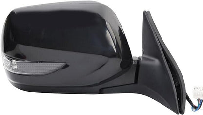 ya 11 9.14 baidiLeft Door Wing Rear View Mirror Assy 9PINS Black for Subaru Legacy 2010-2012