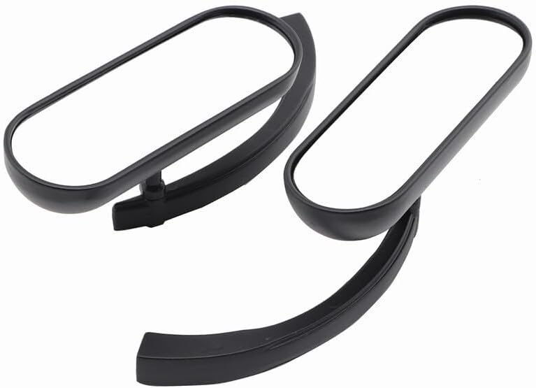 ya 2 8.15 Motorcycle for Mini Oval Rearview Side Mirror for Harley Dyna Softail Deluxe Custom