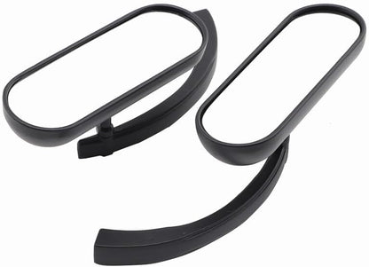 ya 2 8.15 Motorcycle for Mini Oval Rearview Side Mirror for Harley Dyna Softail Deluxe Custom