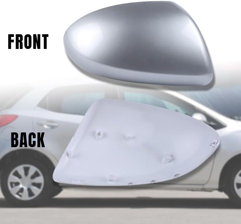 ya 11 9.14 baidiMirror Cover Cap No-Signal Right Passenger Side for Mazda 3 2010 2011 2012 2013