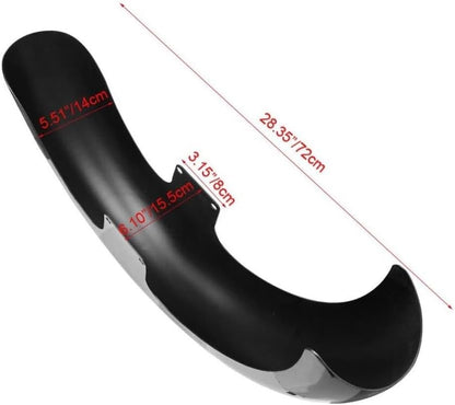 ya 23 10.7 baidi The all-new 21-inch wraparound front fender is compatible with for Harley-Davidson touring motorcycle custom bags.