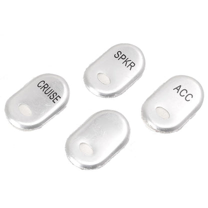 ya 9 10.24 for Harley FLHTCU & FLHTCUTG Stainless Steel Switch Panel Switch Covers Chr