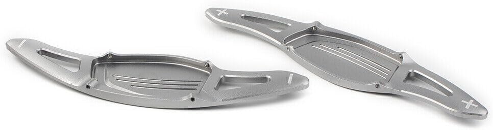 ya 10 9.16 zhengce for Audi R8 RS3 RS4 RS5 TT RS Gray 2x Steering Wheel Paddle Shifter Extensi