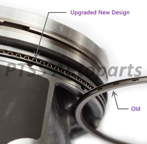 ya 4 8.14 KS Upgraded Piston & Rings Assembly 06H107065DM Set 23mm for VW for Audi A4 Q3 Q5
