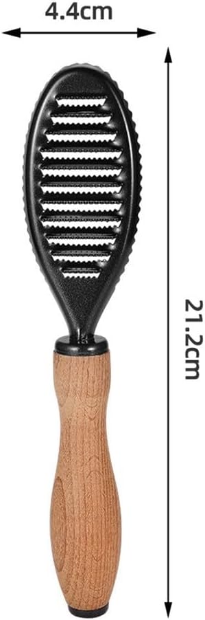 ya 14 9.20 baidi Stainless Steel Fish Scale Remover with Wood Handle for Trout and Perch Scaling-1
