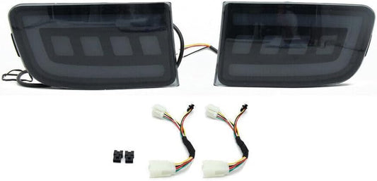 ya 4 8.14 for Toyota for 4Runner 2003-2005 Prado LED Rear 2002-2009 Bumper Brake Light Signal 