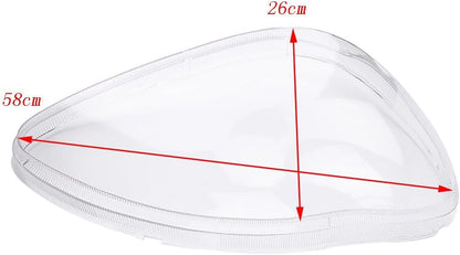 ya 4 8.10 Pair Headlight Lens Cover Replacement for Mercedes-Benz W220 S-Class 1998-2005