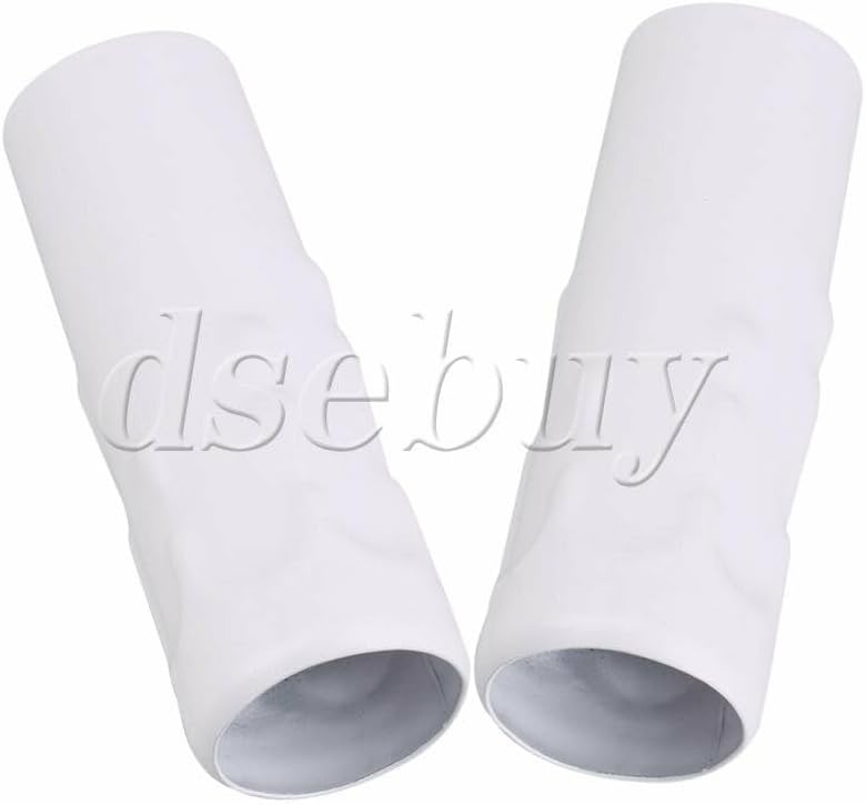 ya 26 10.21 baidi 6Pcs White Chandelier Candle Light Cover Sleeves Socket 25mm Dia 80mm Length