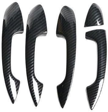 ya 2 8.15 for Mercedes-Benz GLE GLS 2020-2024 Carbon Fiber Outside Door Handle Cover Trim 5 pcs 