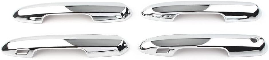 ya 4 8.14 Chrome Car Door Side Handles Cover Trim Decor for Toyota RAV4 2019 2020
