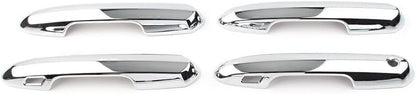 ya 4 8.14 Chrome Car Door Side Handles Cover Trim Decor for Toyota RAV4 2019 2020