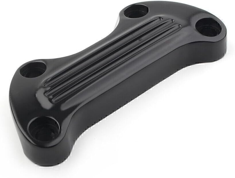 ya 13 9.15 baidi for Harley Sportster Softail Dyna 1 Handlebar Riser Top Clamp Cover Black