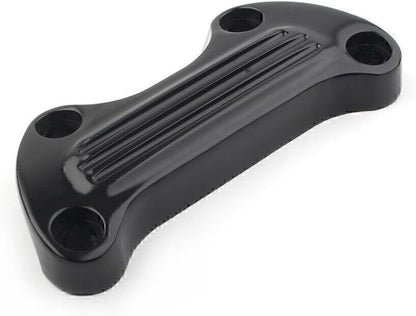 ya 13 9.15 baidi for Harley Sportster Softail Dyna 1 Handlebar Riser Top Clamp Cover Black