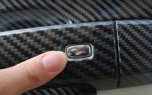 ya 5 8.10 8X Cover Trim Carbon Fiber Exterior Side Door Handle for Chevrolet Malibu 16-18