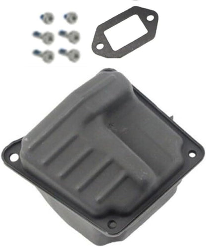 ya 26 10.21 baidi Dual Port Muffler For 044 046 MS440 MS460 MS461 1128 140 0603 S -15 New Parts