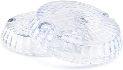 ya 13 9.15 baidi Clear Turn Signal Lens Cover for Kawasaki Vulcan 1500 Classic Mean Streak Pair