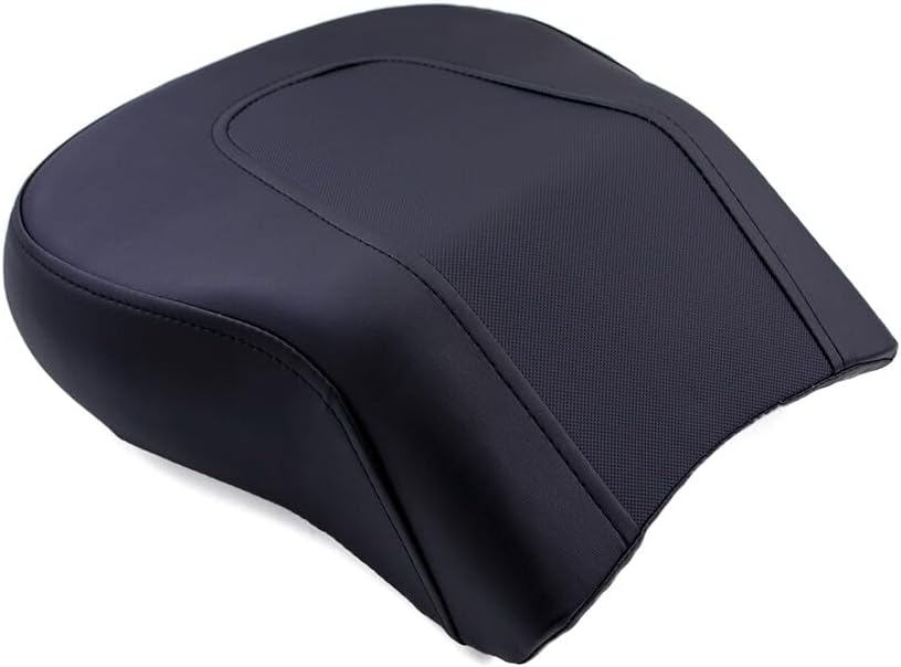 ya 4 8.8.2 Motorcycle Black Rear Pillion Passenger for Seat for Harley FLSTF Fat Boy 2008-2014