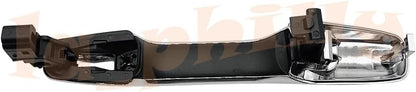 ya 9 10.24 Front/Rear Exterior Outside Door Handle Chrome Fit for 11-17 for Ford Explorer Edge