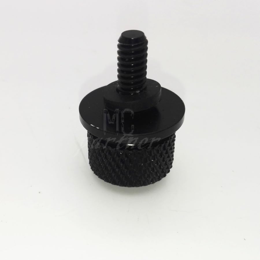 ya 5 8.24 baidi Black Billet Aluminum Knurled for Seat Bolt for Harley Sportster Dyna Touring